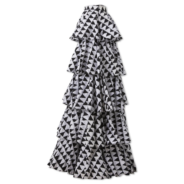 Studio 189 Hand-Batik Tiered Ruffle Long Skirt