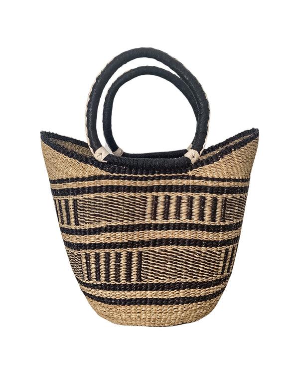 studio 189 Hand-Woven Market Shopping Basket