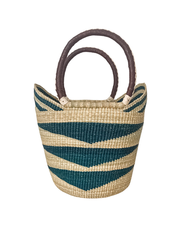 studio 189 Hand-Woven Market Shopping Basket