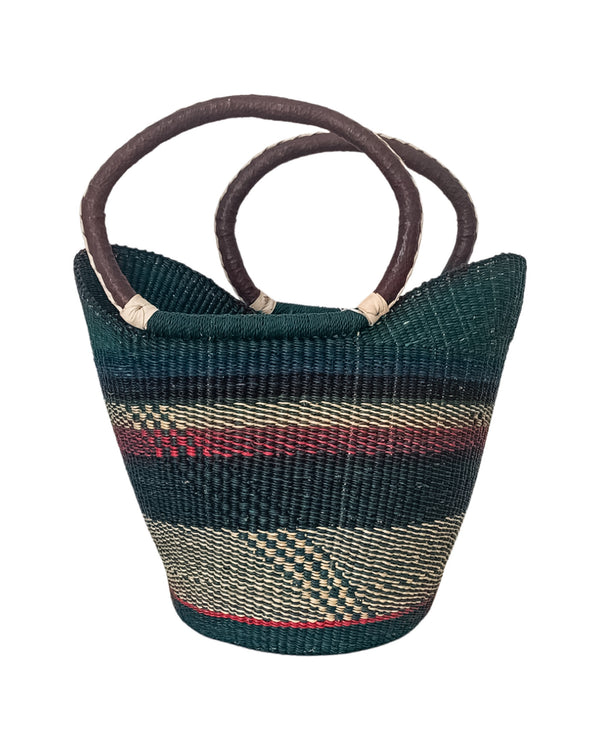 studio 189 Hand-Woven Market Shopping Basket