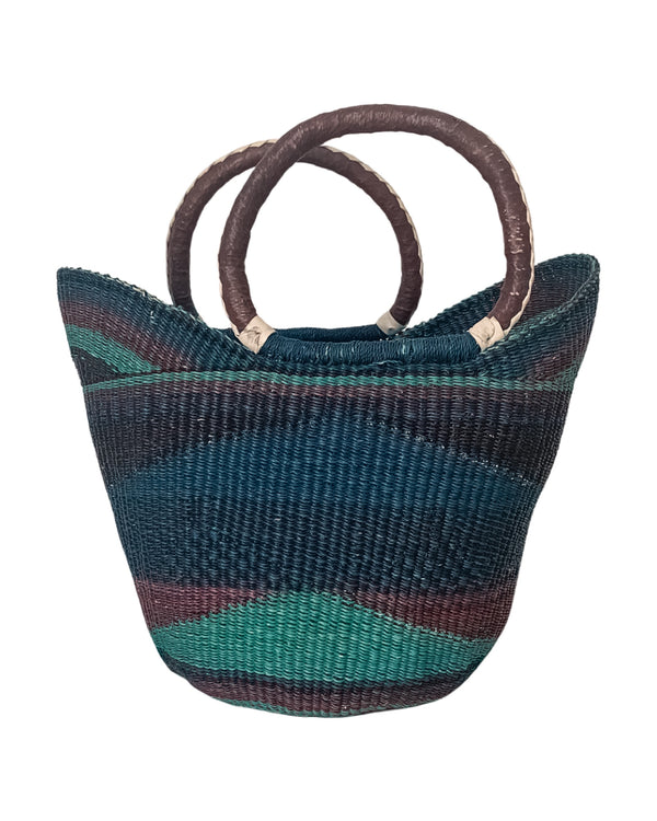 studio 189 Hand-Woven Market Shopping Basket