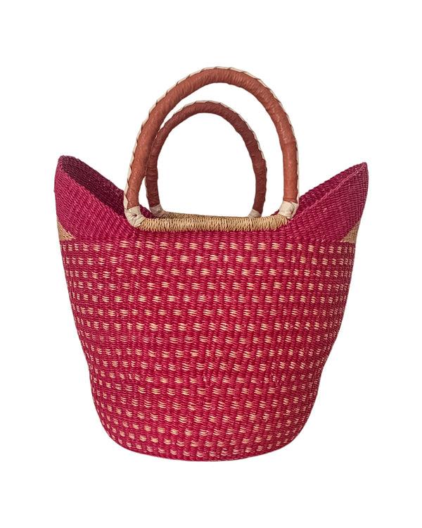studio 189 Hand-Woven Market Shopping Basket