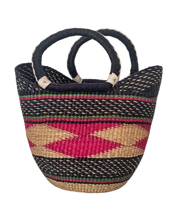 studio 189 Hand-Woven Market Shopping Basket