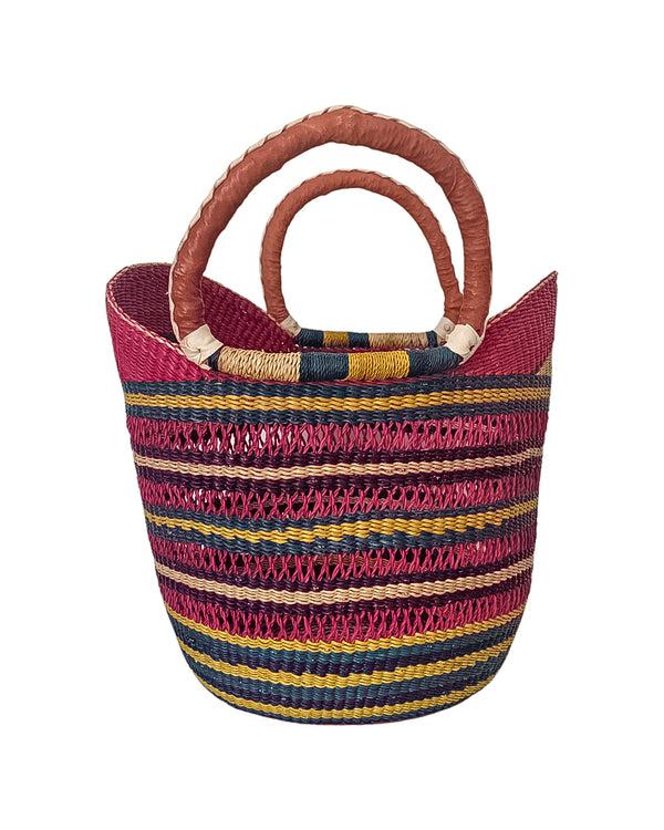 studio 189 Hand-Woven Market Shopping Basket