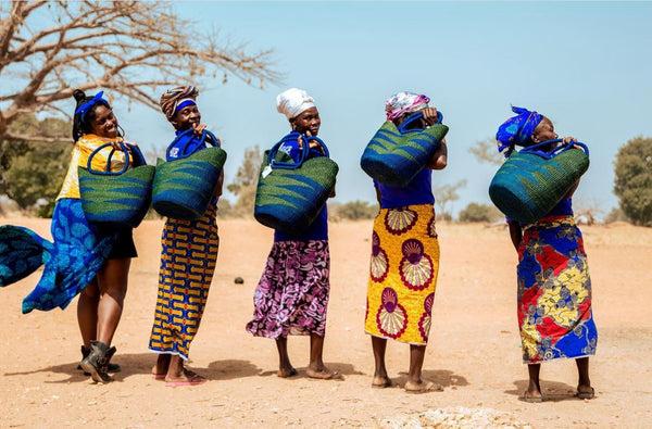 Studio 189 Hand-Woven Market Shopping Basket