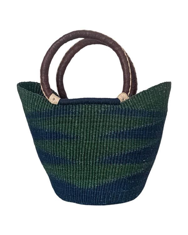 studio 189 Hand-Woven Market Shopping Basket
