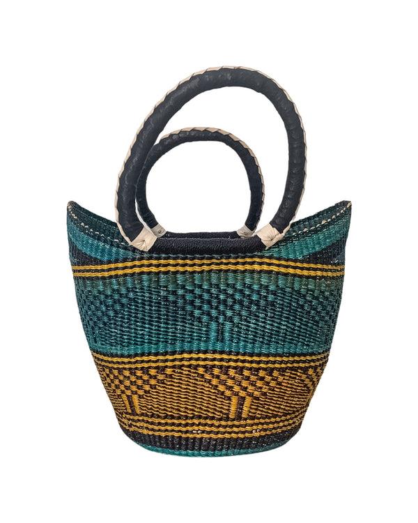 studio 189 Hand-Woven Market Shopping Basket