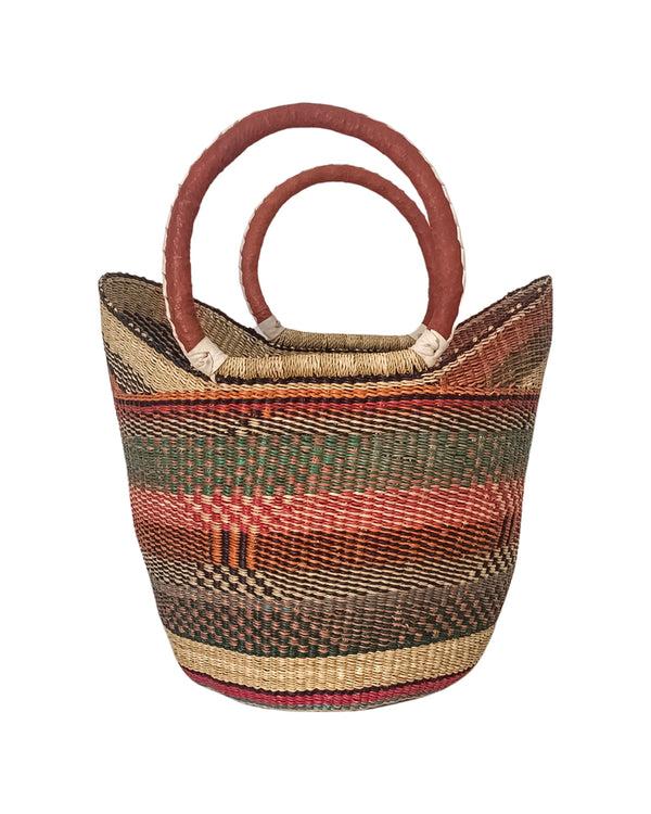 studio 189 Hand-Woven Market Shopping Basket