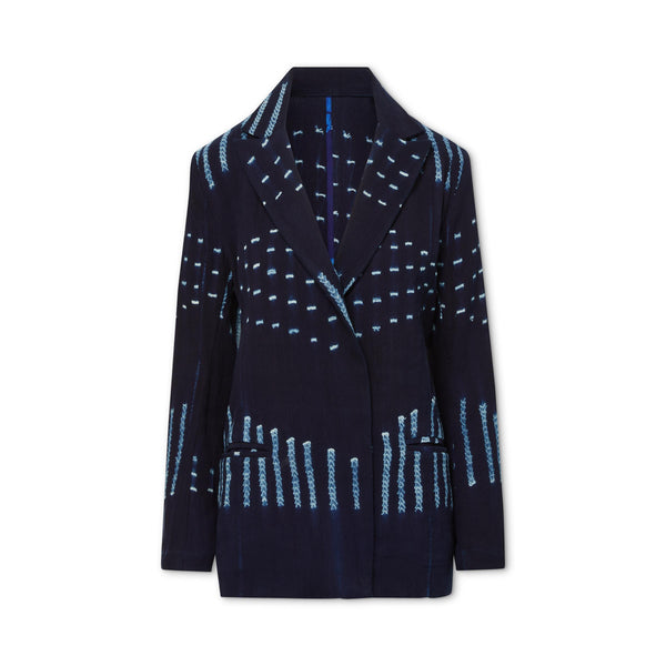 studio 189 Indigo Double Breasted Blazer