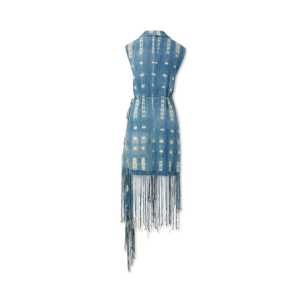Studio 189 Indigo Fringed Midi Dress