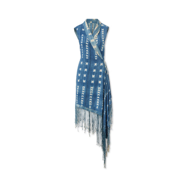 studio 189 Indigo Fringed Midi Dress