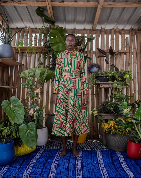 Studio 189 Kente Jennifer Circle Skirt