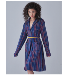 studio 189 Kente Single Breasted Coat