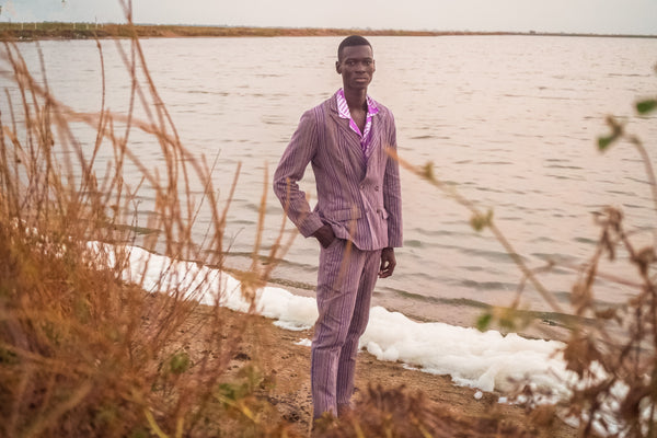 Studio 189 Organic Cotton Single Breasted Blazer