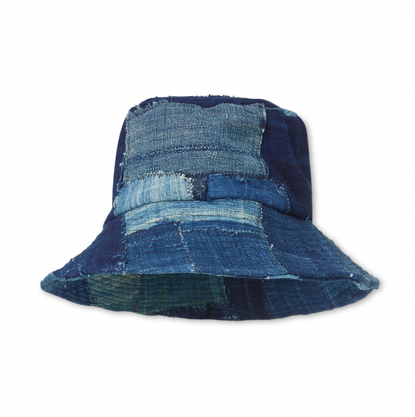 studio 189 Patchwork Indigo Bucket Hat