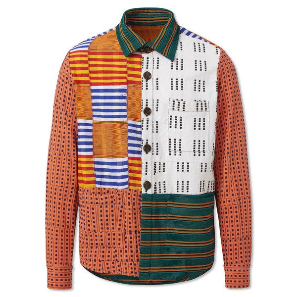 studio 189 Patchwork Woven Patch-Pocket Jacket