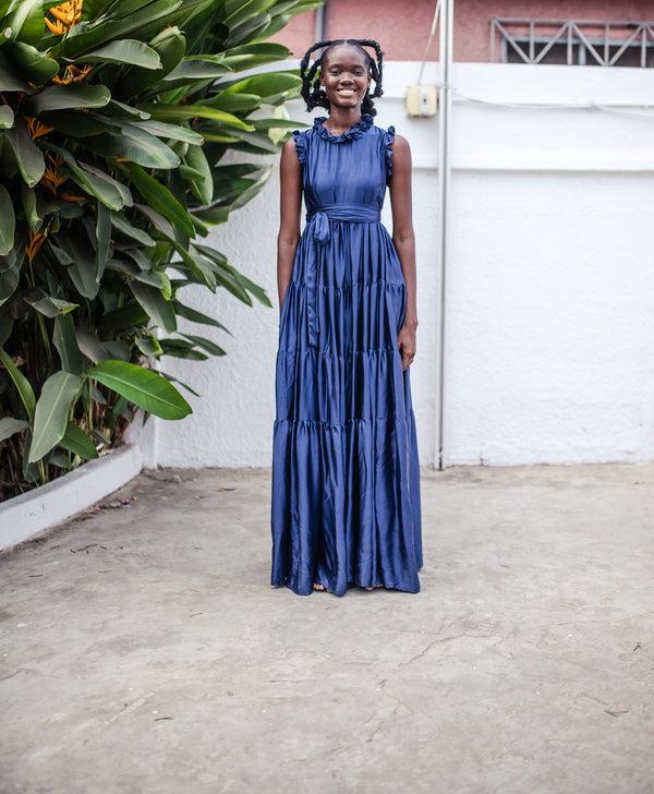 Studio 189 Silk Ruffle Sleeveless Dress