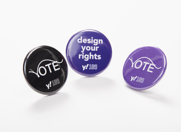 Studio 189 Yahoo X Studio189 Vote Pins