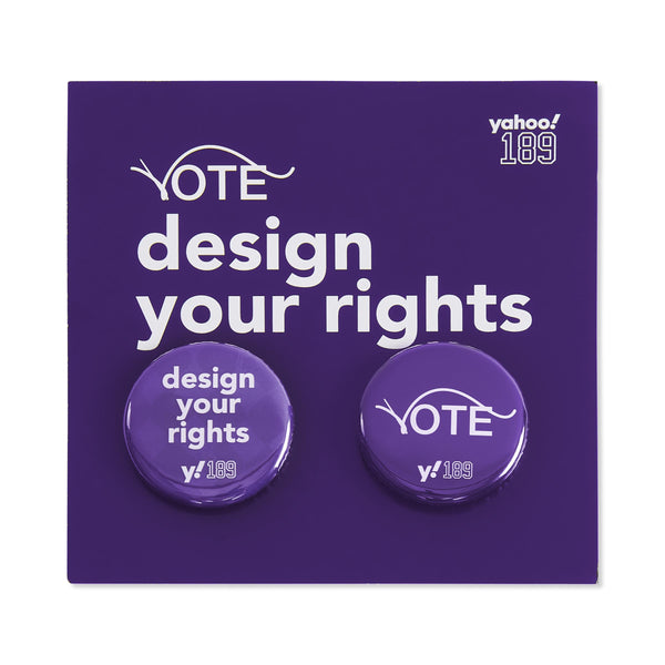 studio 189 Yahoo x Studio189 Vote Pins