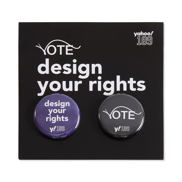 studio 189 Yahoo x Studio189 Vote Pins