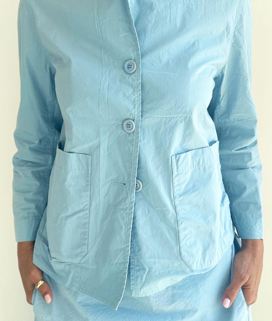 Studio 8 Casey Casey Workwear Puddy Jacket Sky Blue