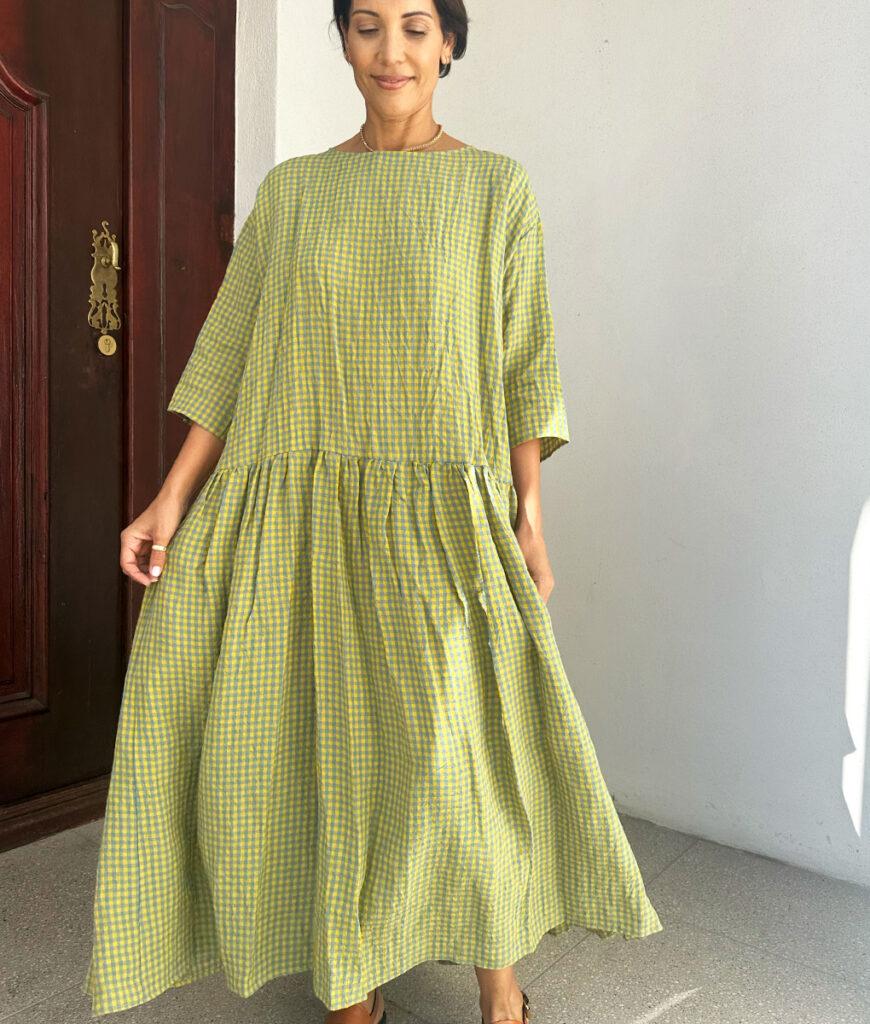 Studio 8 Apuntob Dress Lemon Sky