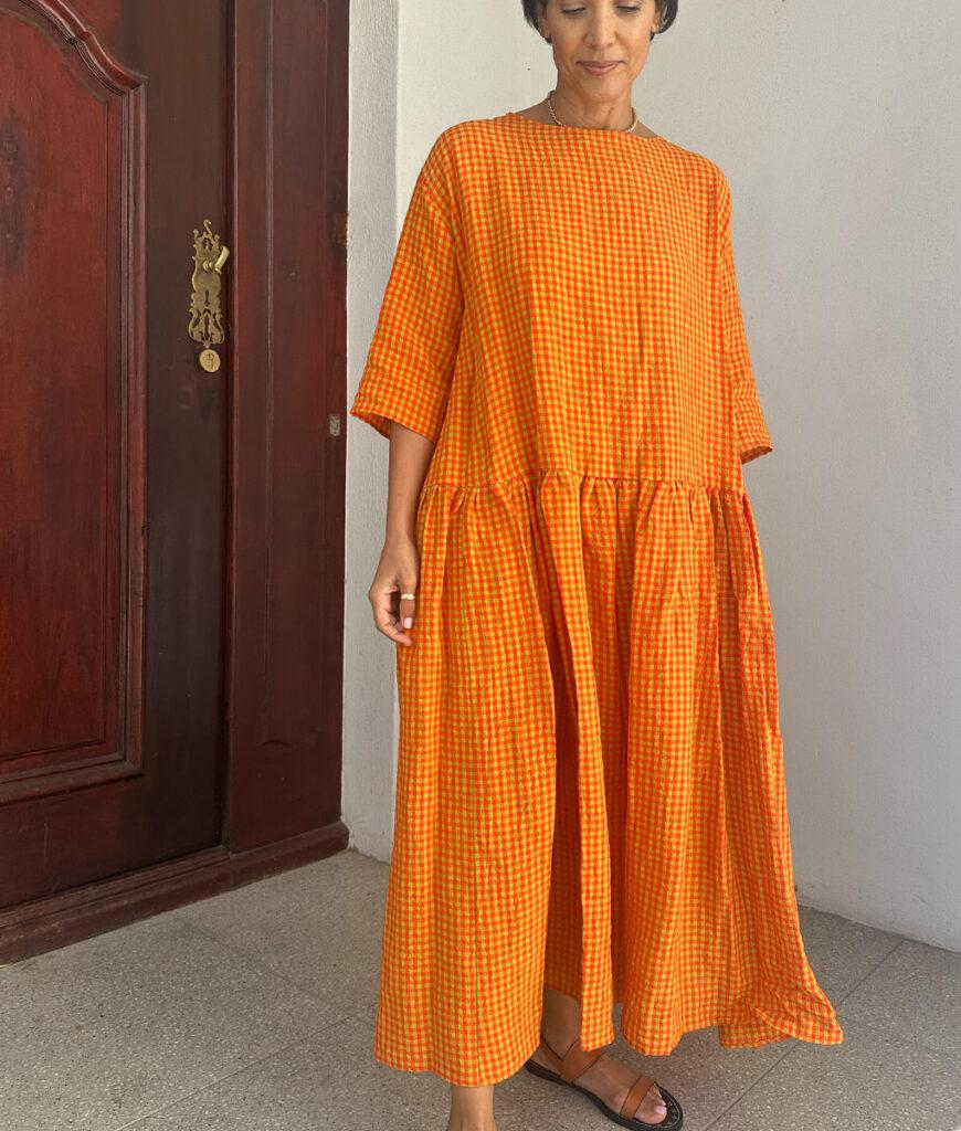 Studio 8 Apuntob Dress Lemon Sky Poppy Lemon