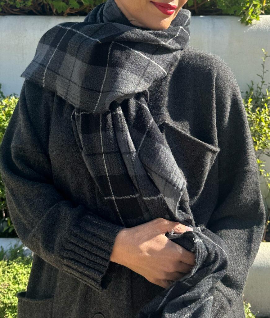 studio 8 Apuntob Scarf charcoal