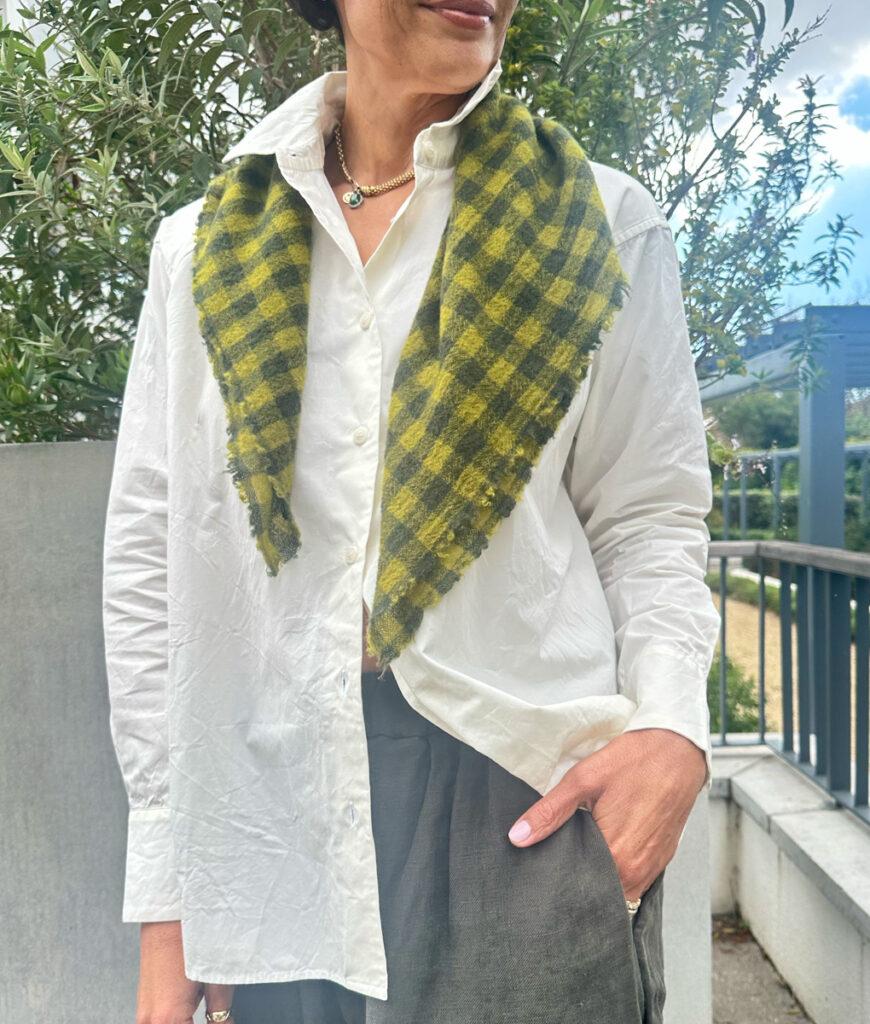 Studio 8 Apuntob Scarf Green
