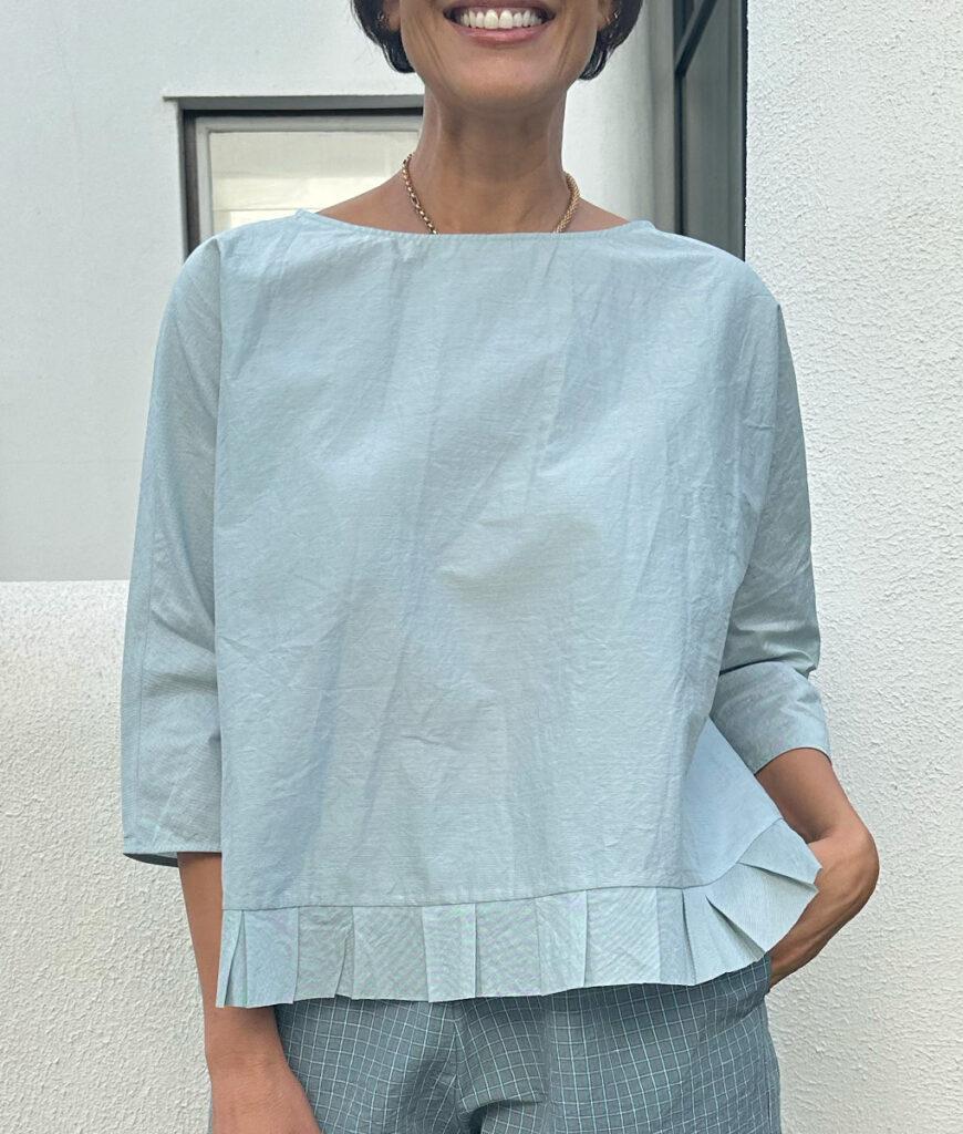 Studio 8 Apuntob Shirt Blue Lemon Poppy Sky