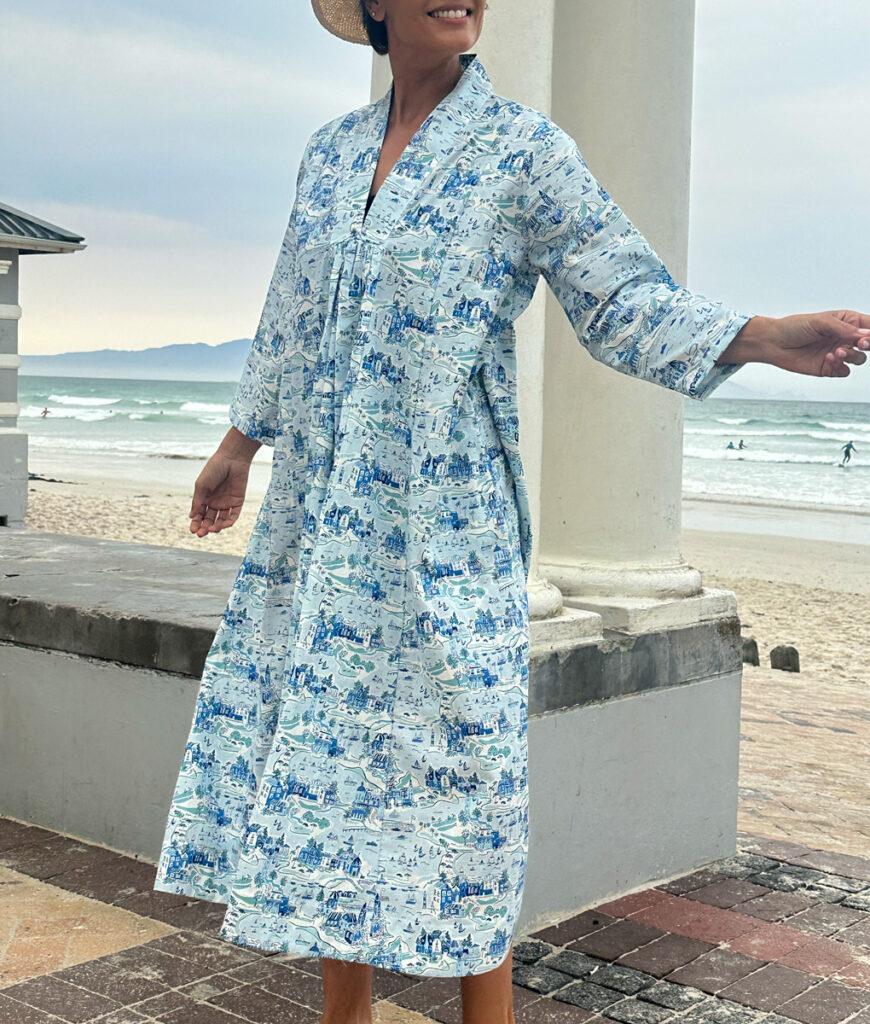 Studio 8 Atlantic Ocean Dress Blue