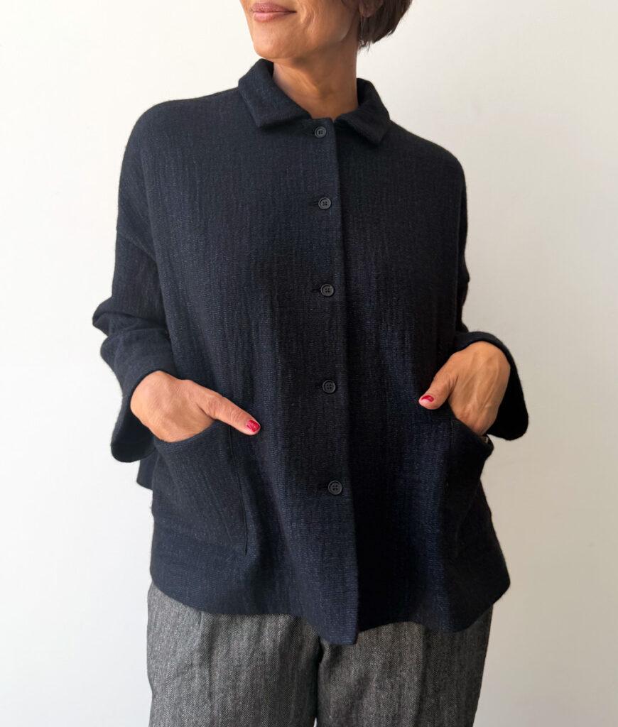 studio 8 Boxy Jacket midnight