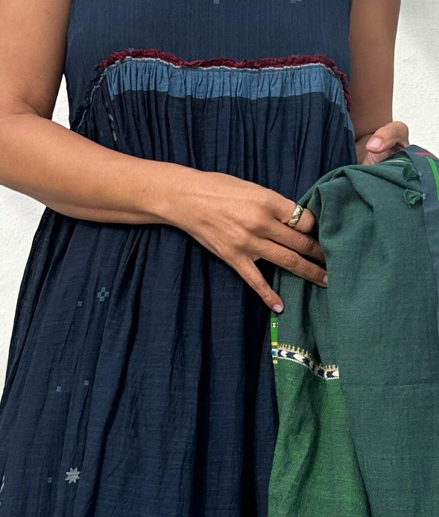 Studio 8 Cotton Slip Dress Navy