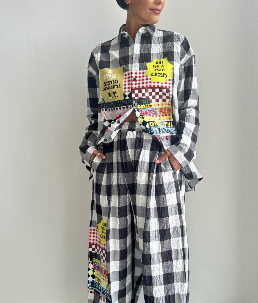 Studio 8 Draughts Shirt Brown Check