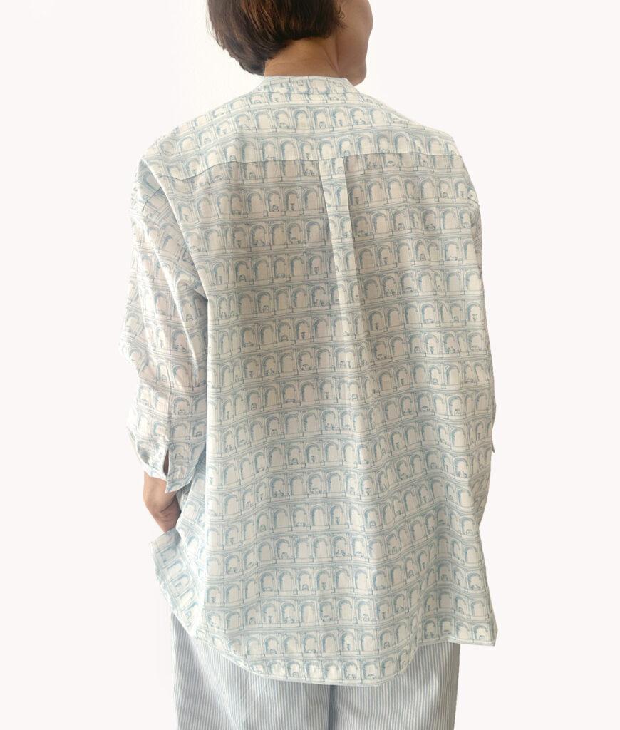 Studio 8 Easy Shirt Columns Blue