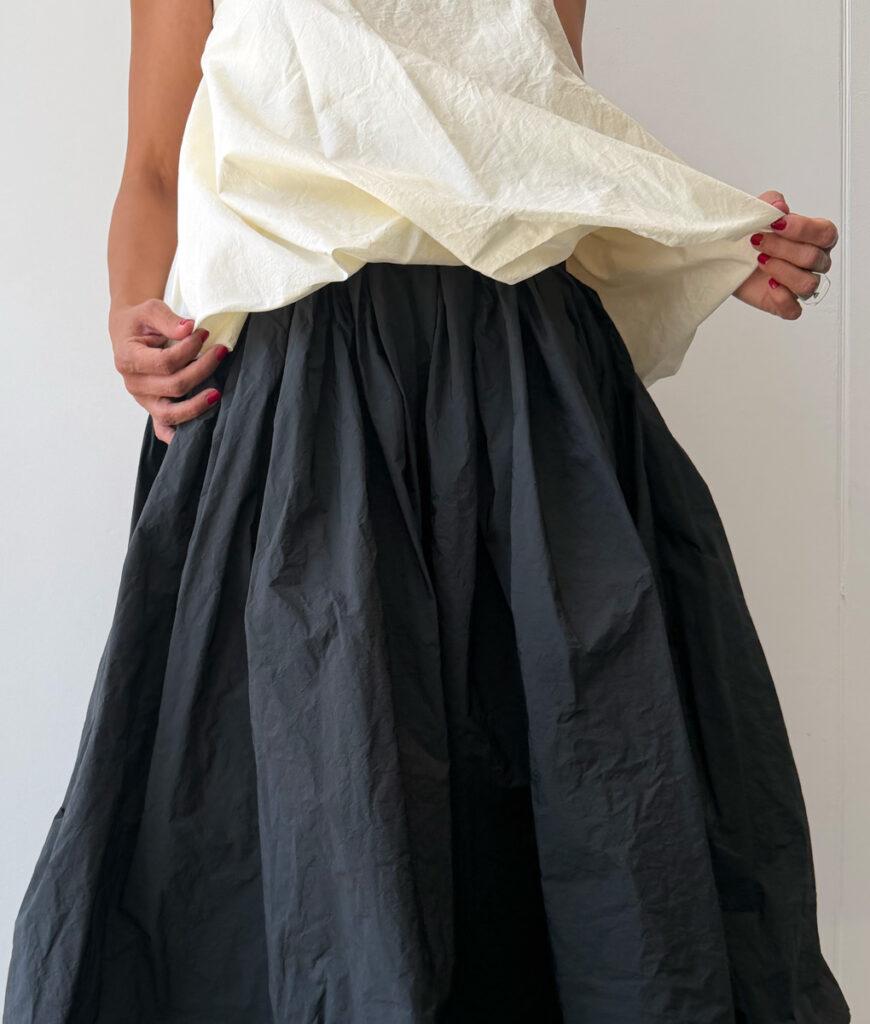 Studio 8 Full Circle Skirt Black