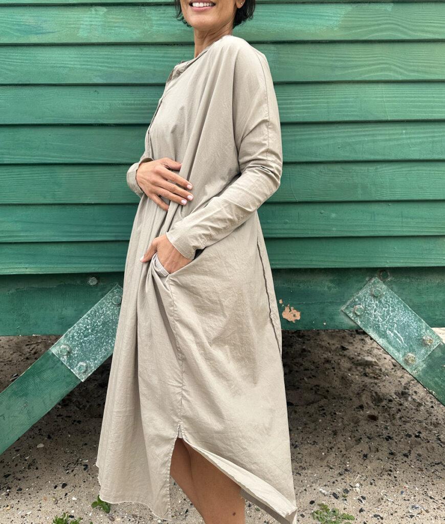 Studio 8 KduNord Dress Khaki Navy