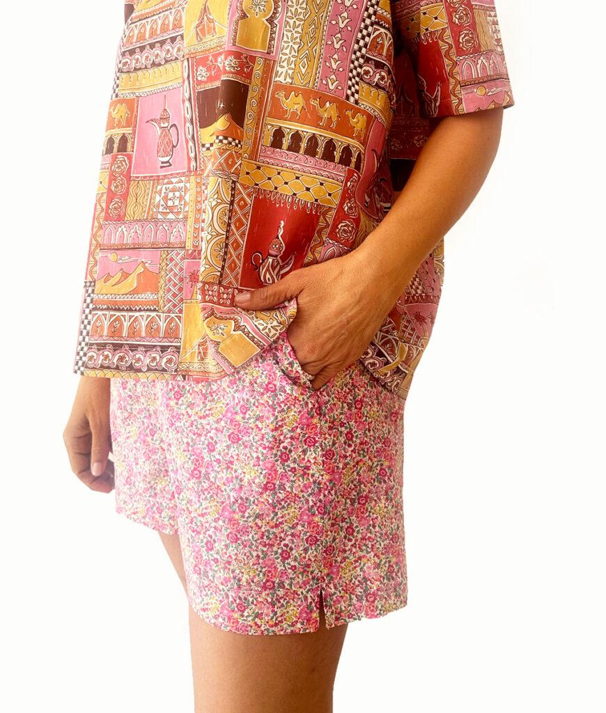 Studio 8 Liberty Print Shorts Pink