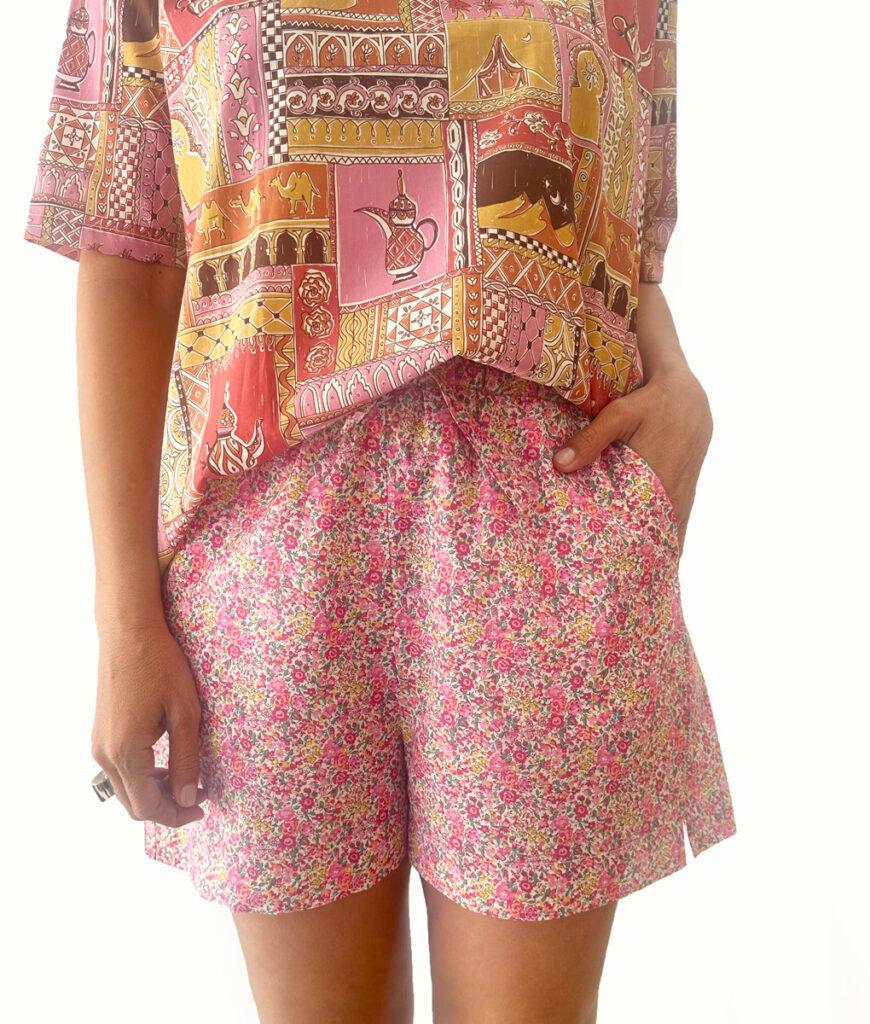 studio 8 Liberty Print shorts pink