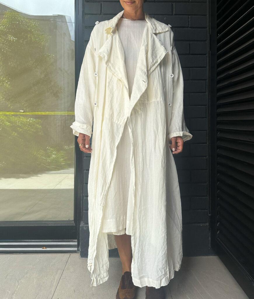 Studio 8 Modèle Coat Off White