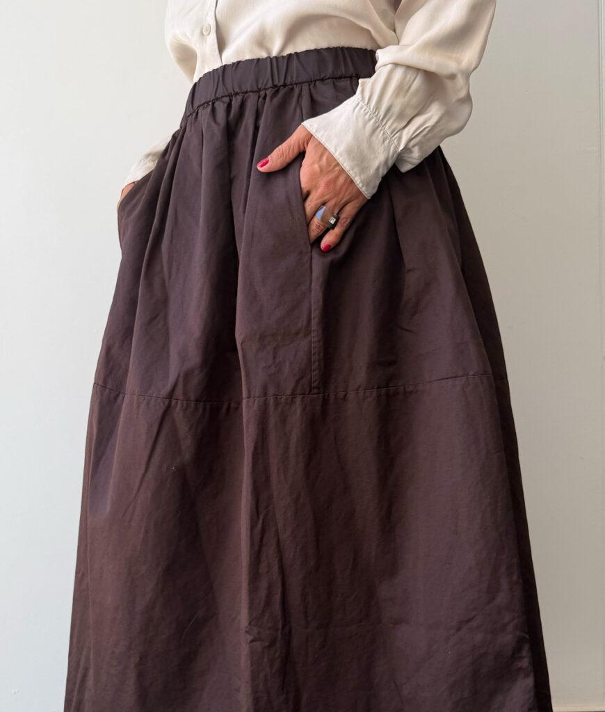 Studio 8 Puffy Satin Skirt Bunga