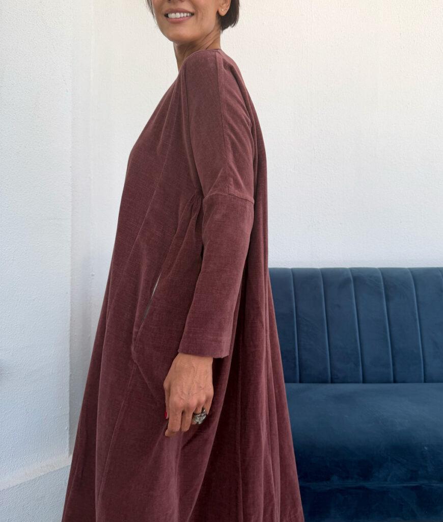 Studio 8 PYJ Rouch Dress Prune