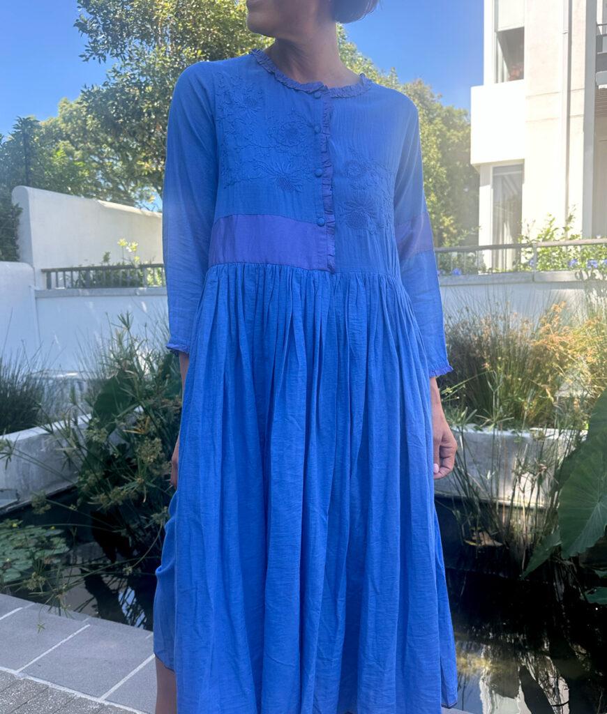 Studio 8 Runaway Bicycle Dress Blue