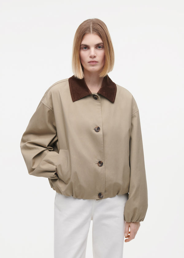 Studio Ar CAMILA Cotton Bomber Jacket