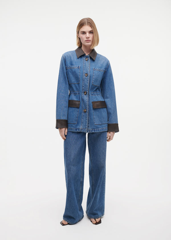 studio ar CARLOTA Denim Jacket