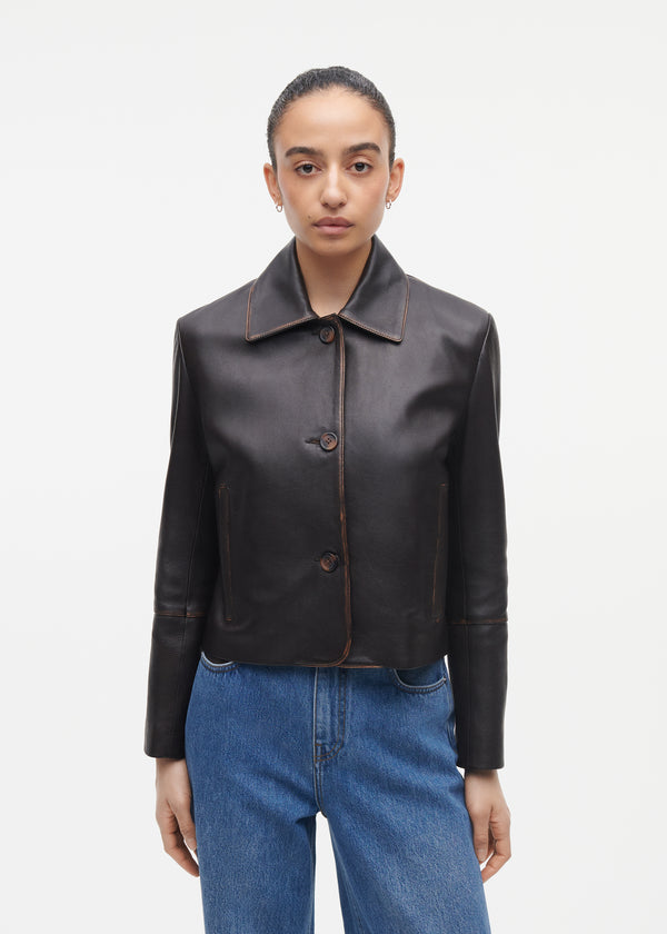 Studio Ar CLEO Vintage Leather Jacket