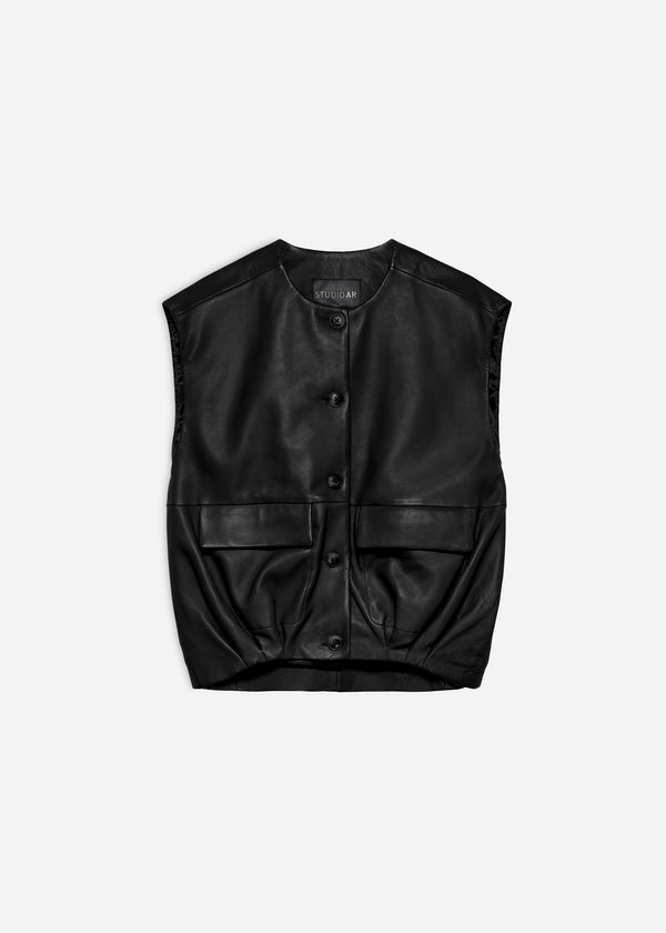 Studio Ar DANIELA Leather Gilet