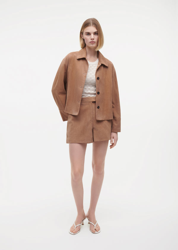studio ar ELAINE Suede Jacket