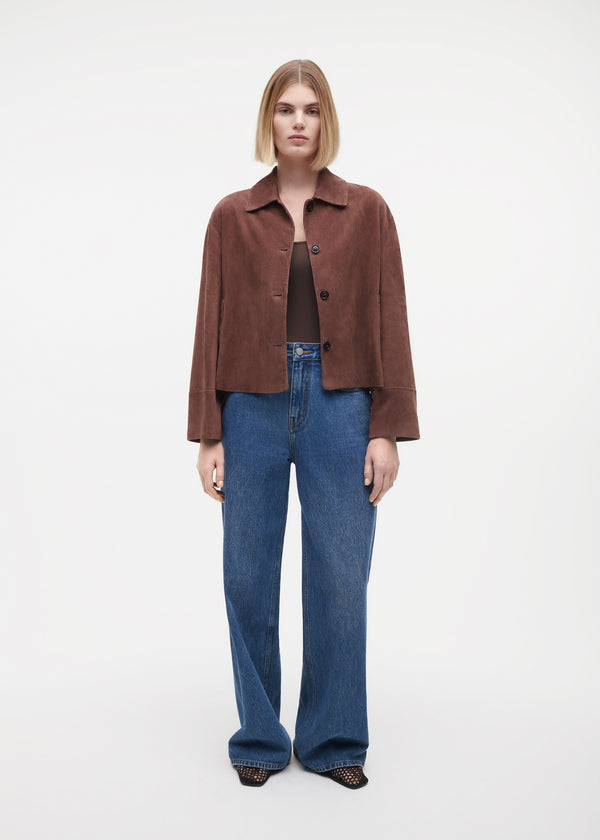 studio ar ELAINE Suede Jacket