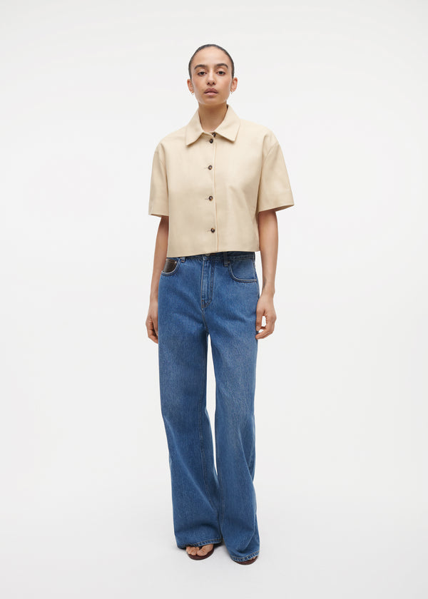 Studio Ar EVELINE Leather Top
